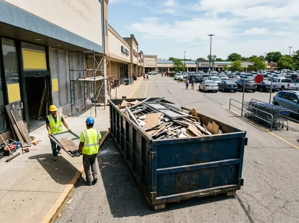 retail-store-renovation-debris-003 — frequently asked questions, Roll-off Dumpster Rentals in Centerton, AR